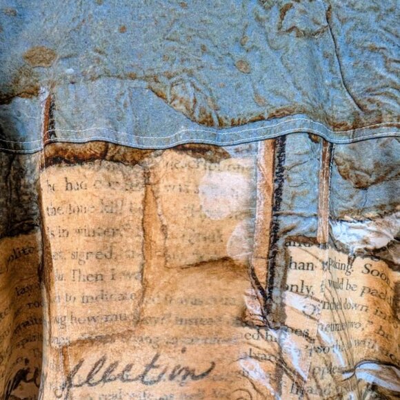 NWOT Simply Art by Dolcezza - Abstract Printed Button up Lightweight Jacket - Picture 3 of 7